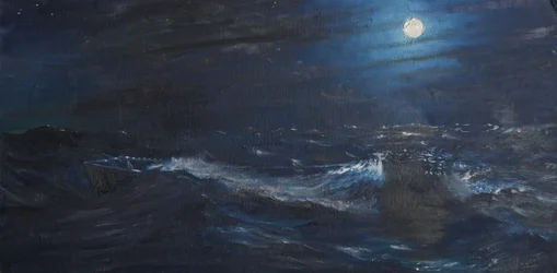 The Tell Tale Moon, 1995, (öljy kankaalle)